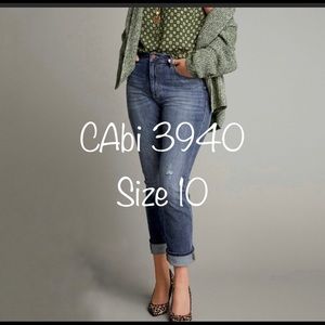 CAbi #3940 High Rise Straight Size 10